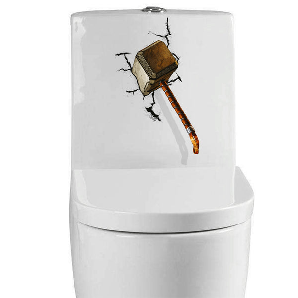 Vivid 3D Thor Hammer Decal