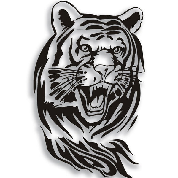 Reflective Tiger Decal