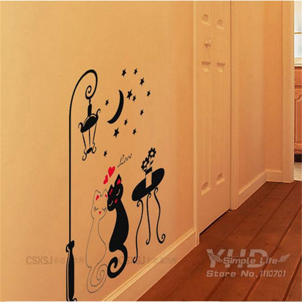 DIY 3D Cats In Love Wall Decor