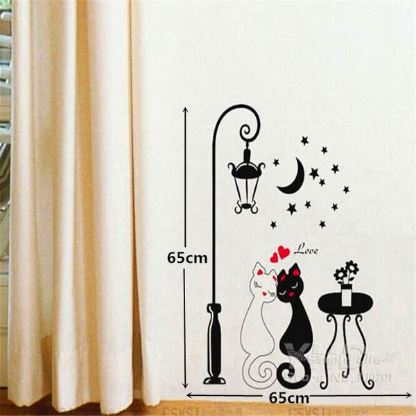 DIY 3D Cats In Love Wall Decor