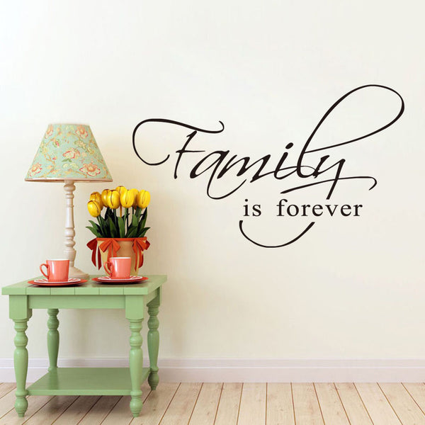 Family Is Forever Quote Decal