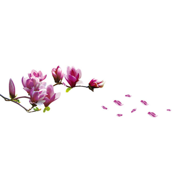 Charming Magnolia Flower Wall Decal