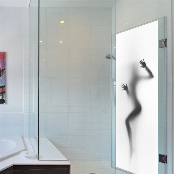 Horror Scared Woman 3D Shower Decal
