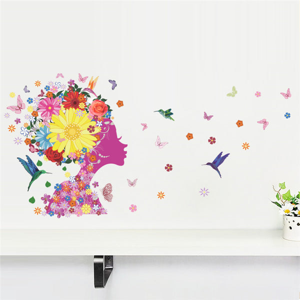 Romantic Floral Fairy Wall Murals