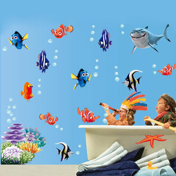 Amazing Animated Fish Wall Decals