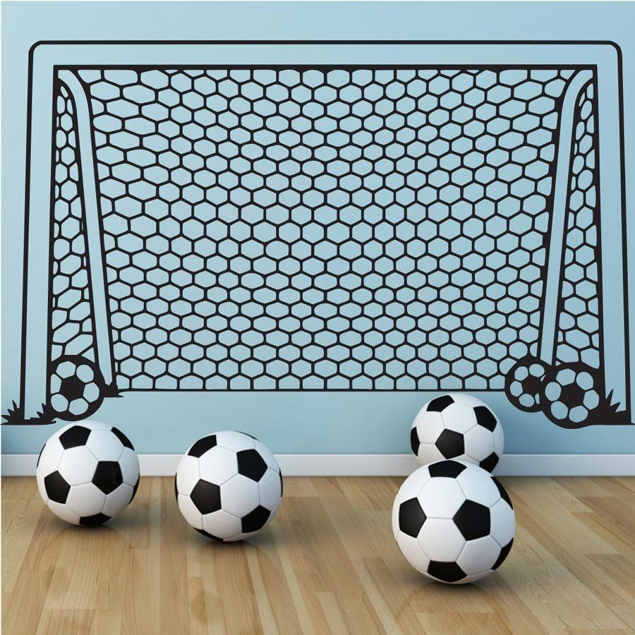Fun Soccer Goal Wall Decor