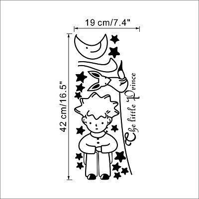 The Little Prince Moon Stars Wall Decal