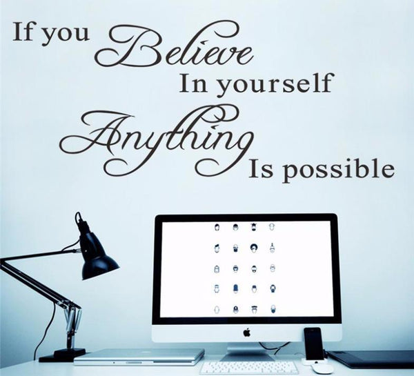 "Believe In Yourself" Wall Decor