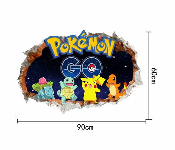 3D Pokemon Wall Decals - Limited Edition