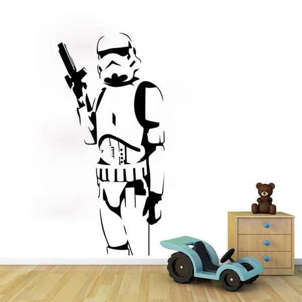 DIY 3D Storm Trooper Wall Decal