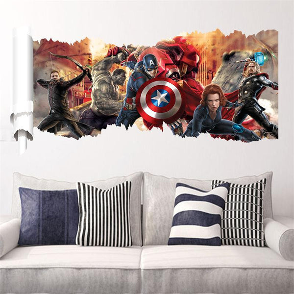 3D Avengers Wall Decal – EXTREMELY LIMITED