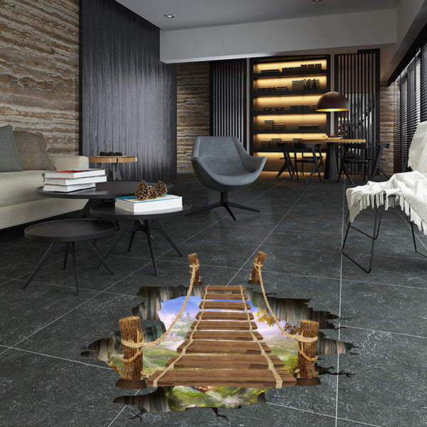Crazy 3D Drawbridge Floor Decal - Limited Edition