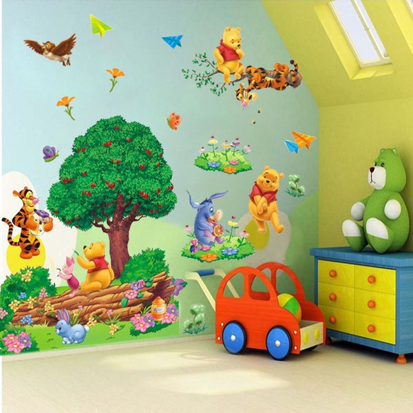 Adorable Winnie The Pooh DIY Wall Decal