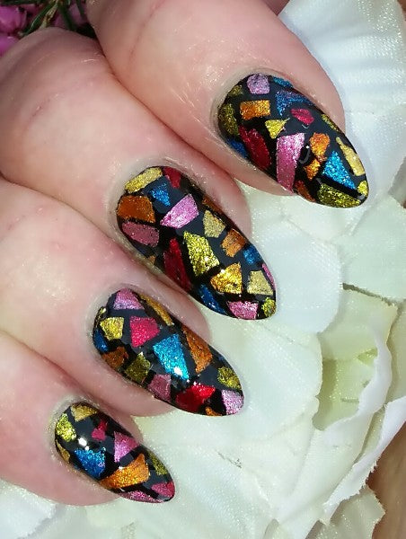 Amazing Mosaic Pattern Nail Decals