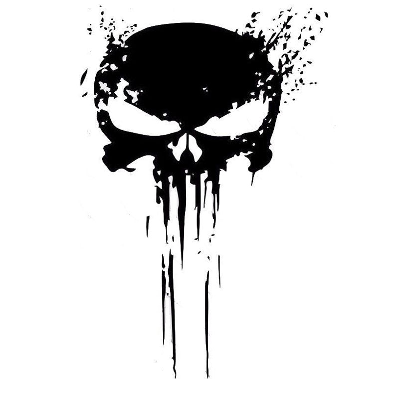 How To Draw The Punisher Skull, Step by Step, Drawing Guide, by Dawn -  DragoArt