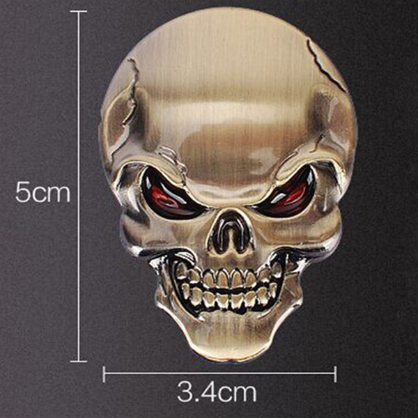 Sweet 3D Skull Styling Decal