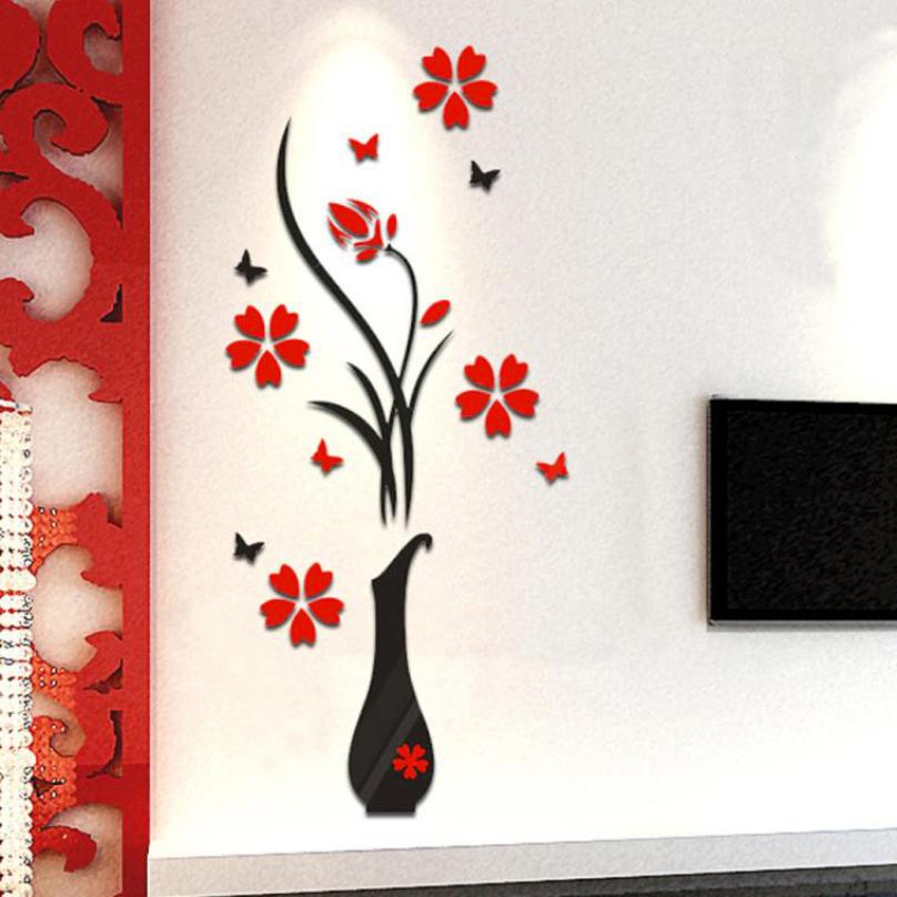 Combo of 2 Wall Stickers- Red Flower with Lantern & Hand Drawn Dreamcatcher  Self Adhesive VinylWaterproof Decorative Wall Decals for Hall, Bedroom &  Kitchen : : Home Improvement