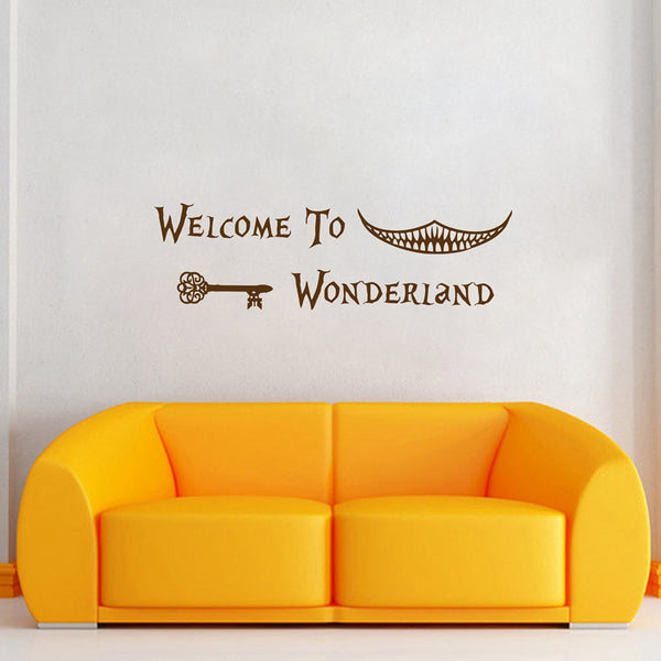 Welcome To Wonderland Wall Decal