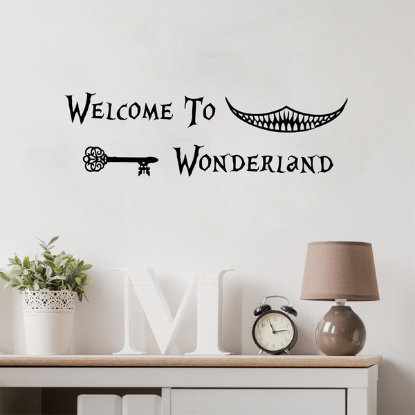 Welcome To Wonderland Wall Decal