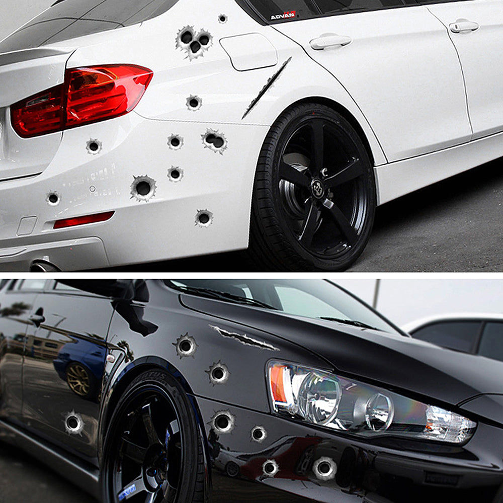 Bullet store hole decals