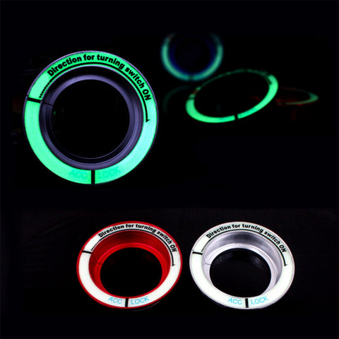 Luminous Car Ignition Switch Decals