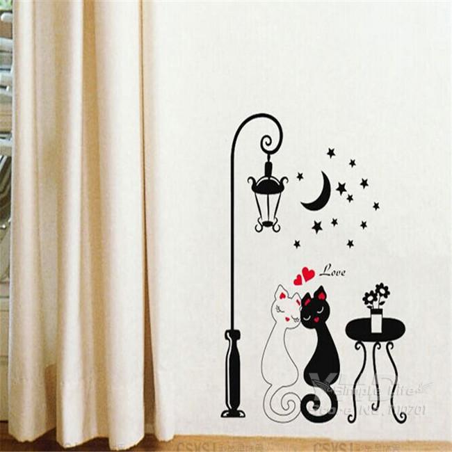 DIY 3D Cats In Love Wall Decor