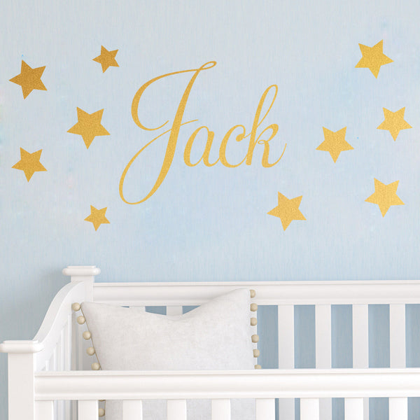 Personalized Stars Wall Decor