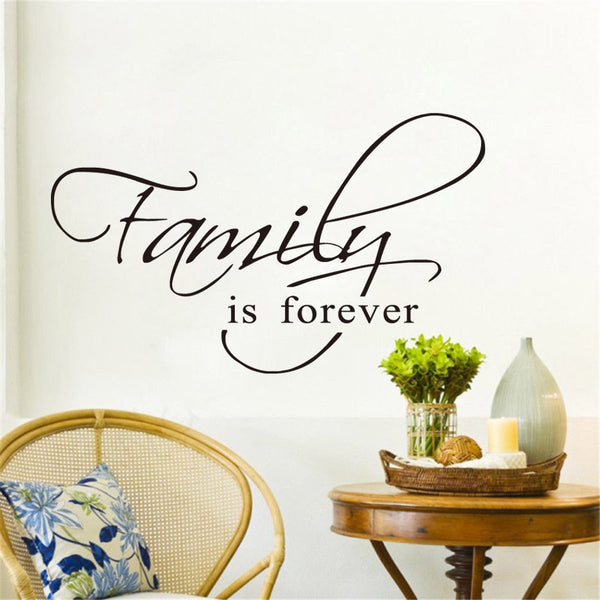 Family Is Forever Quote Decal