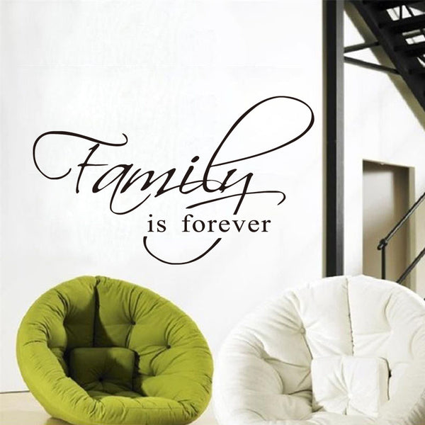 Family Is Forever Quote Decal