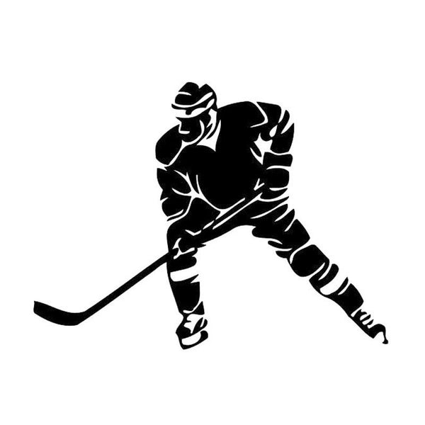 Cool Hockey Player Switch Decal