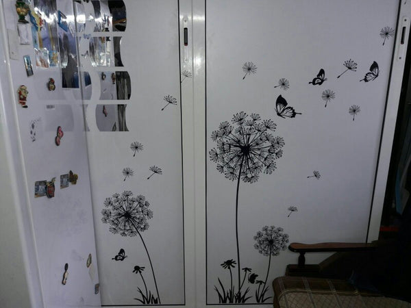 Beautiful Butterfly Dandelion 3D Wall Art