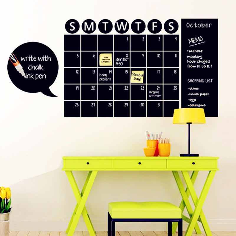 chalkboard calendar products for sale