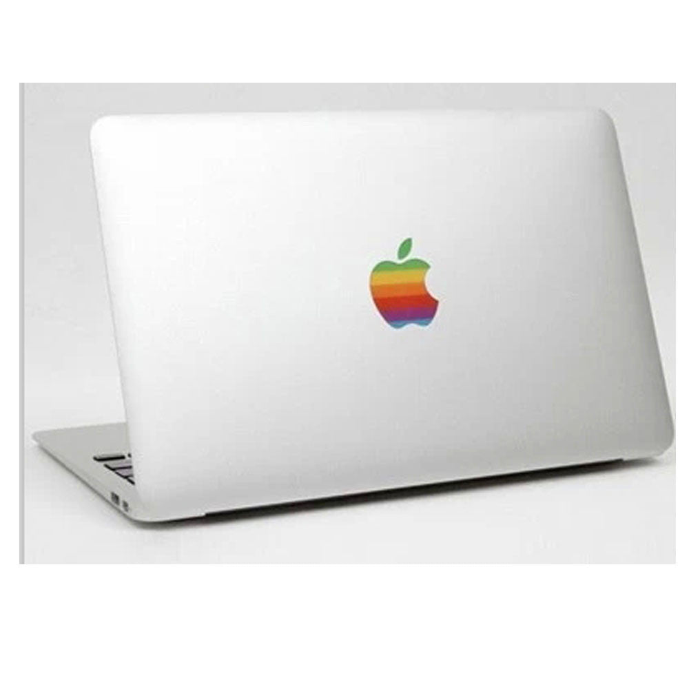 Retro Apple Logo Sticker, MacBook Pro Logo MacBook Air Sticker MacBook  Vinyl Apple Logo Sticker Apple Accessories 