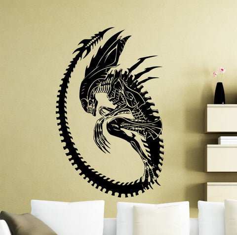 Thrilling Alien Wall Decal
