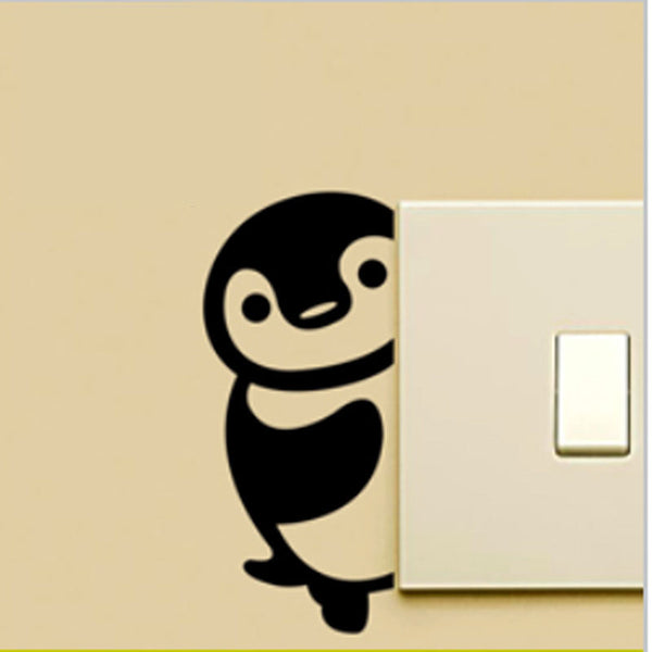 Super Cute Penguin Switch Decal