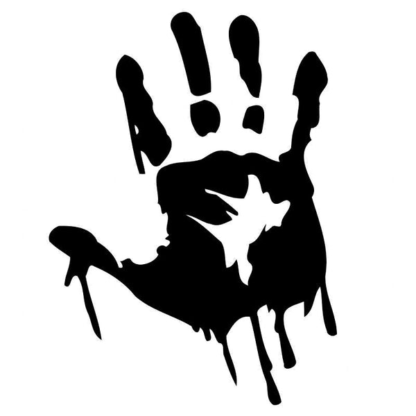 Bloody Zombie Hands Decal