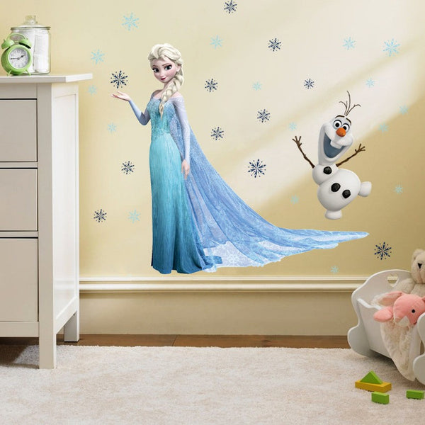 Frozen Wall Decals – Elsa & Olaf