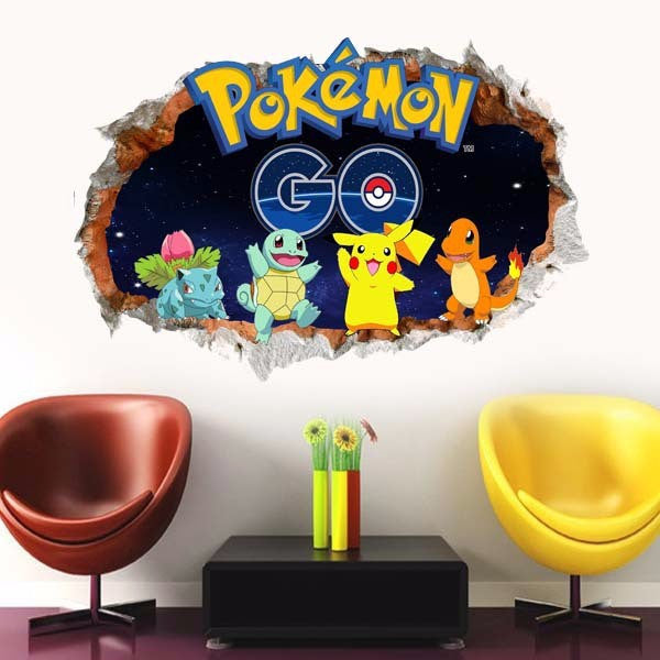 3D Pokemon Wall Decals - Limited Edition