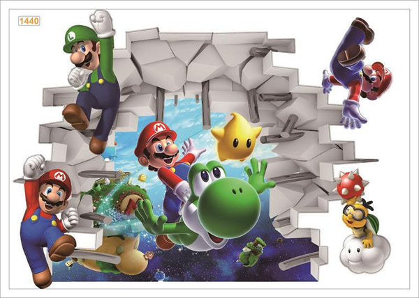 Super Mario Bros Wall Decals – Limited Edition B