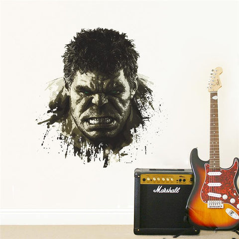 INCREDIBLE 3D HULK HEAD THROUGH WALL DECAL – EXTREMELY LIMITED!