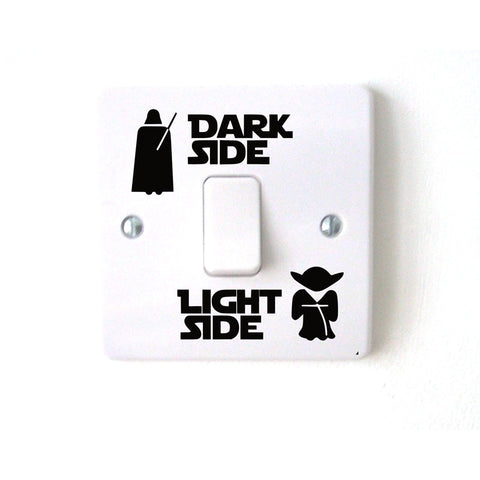 Dark Light Side Star Vinyl Switch Decals - LIMITED EDITION