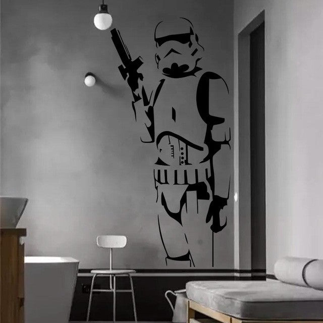 DIY 3D Storm Trooper Wall – Decal The Decal House