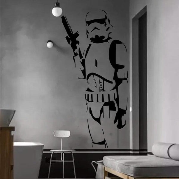 DIY 3D Storm Trooper Wall Decal