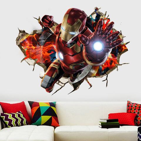 3D Iron Man Wall Decal