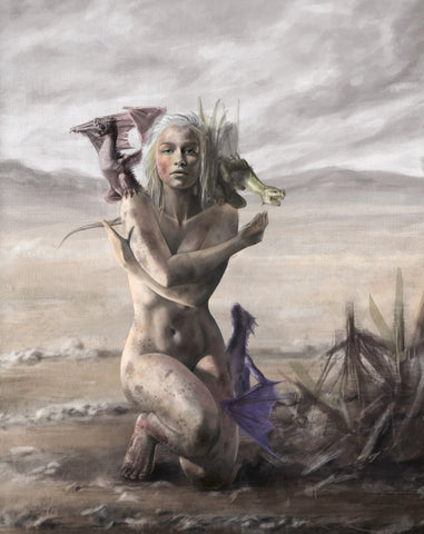 Daenerys Stormborn Mother Of Dragons Poster
