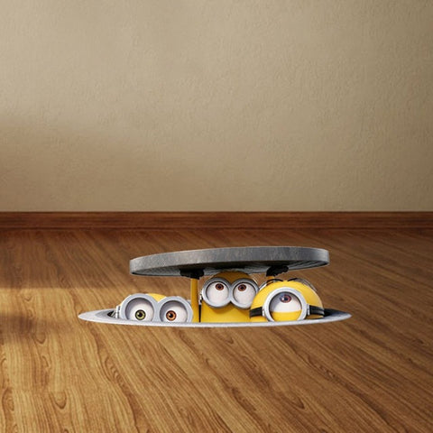 3D Minions Floor Ceiling Decal - EXTREMELY LIMITED