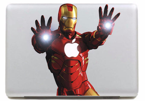 Cool Iron Guy MacBook Cover Decal