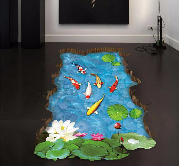 Sweet 3D Koi Pond Decal - Special Edition