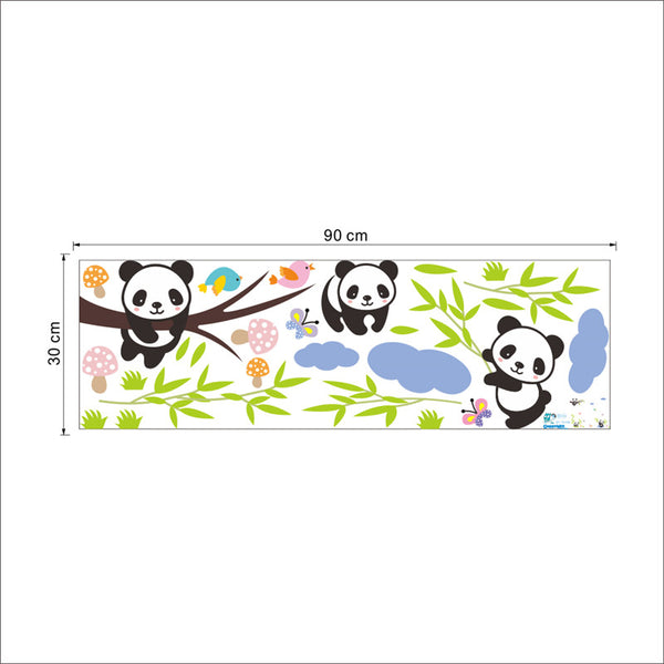 Naughty Pandas DIY Wall Mural