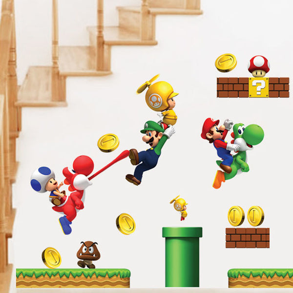 Super Mario Bros Wall Decals – Limited Edition D